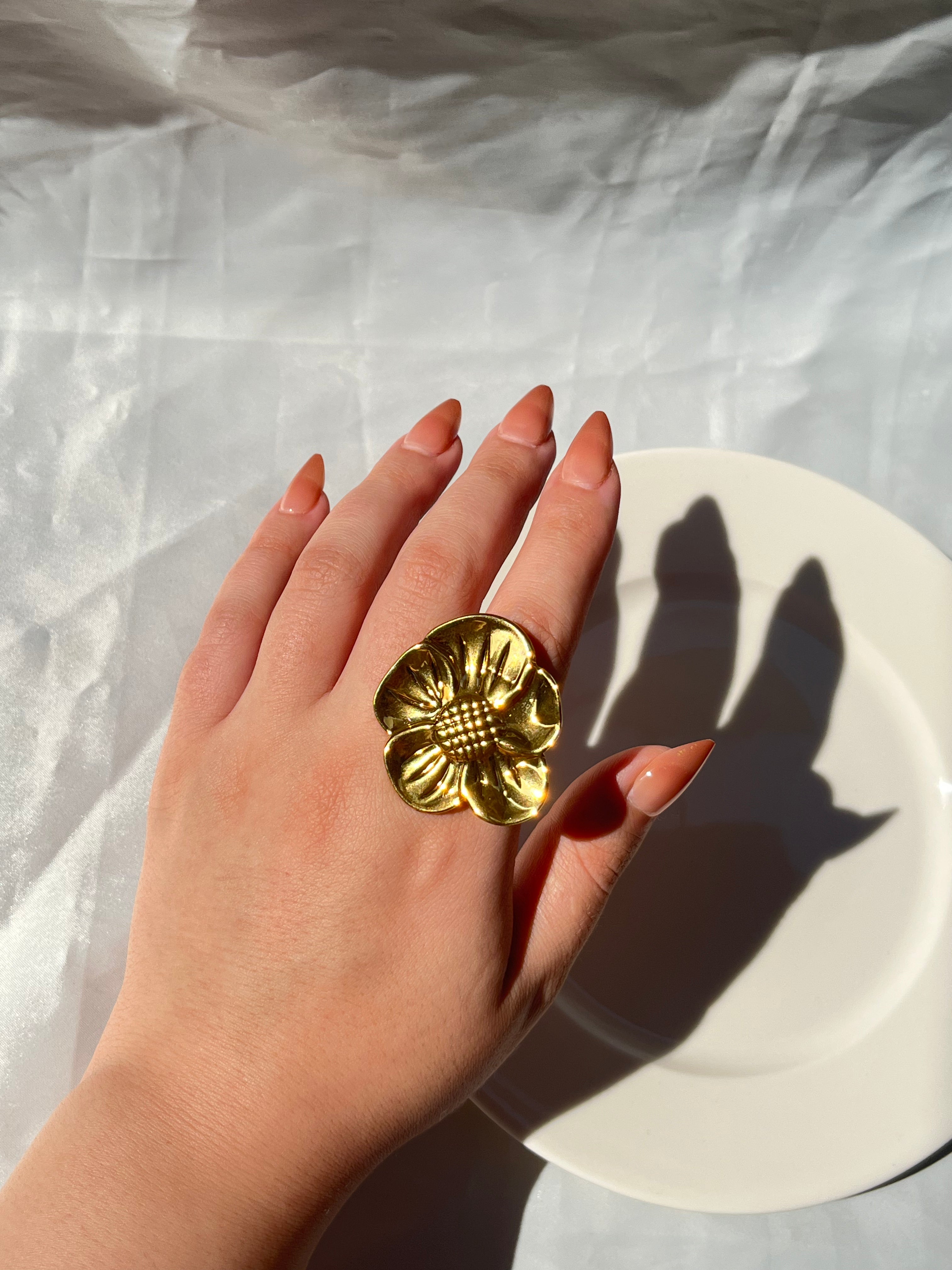 Rose Ring – Gold Stainless Steel