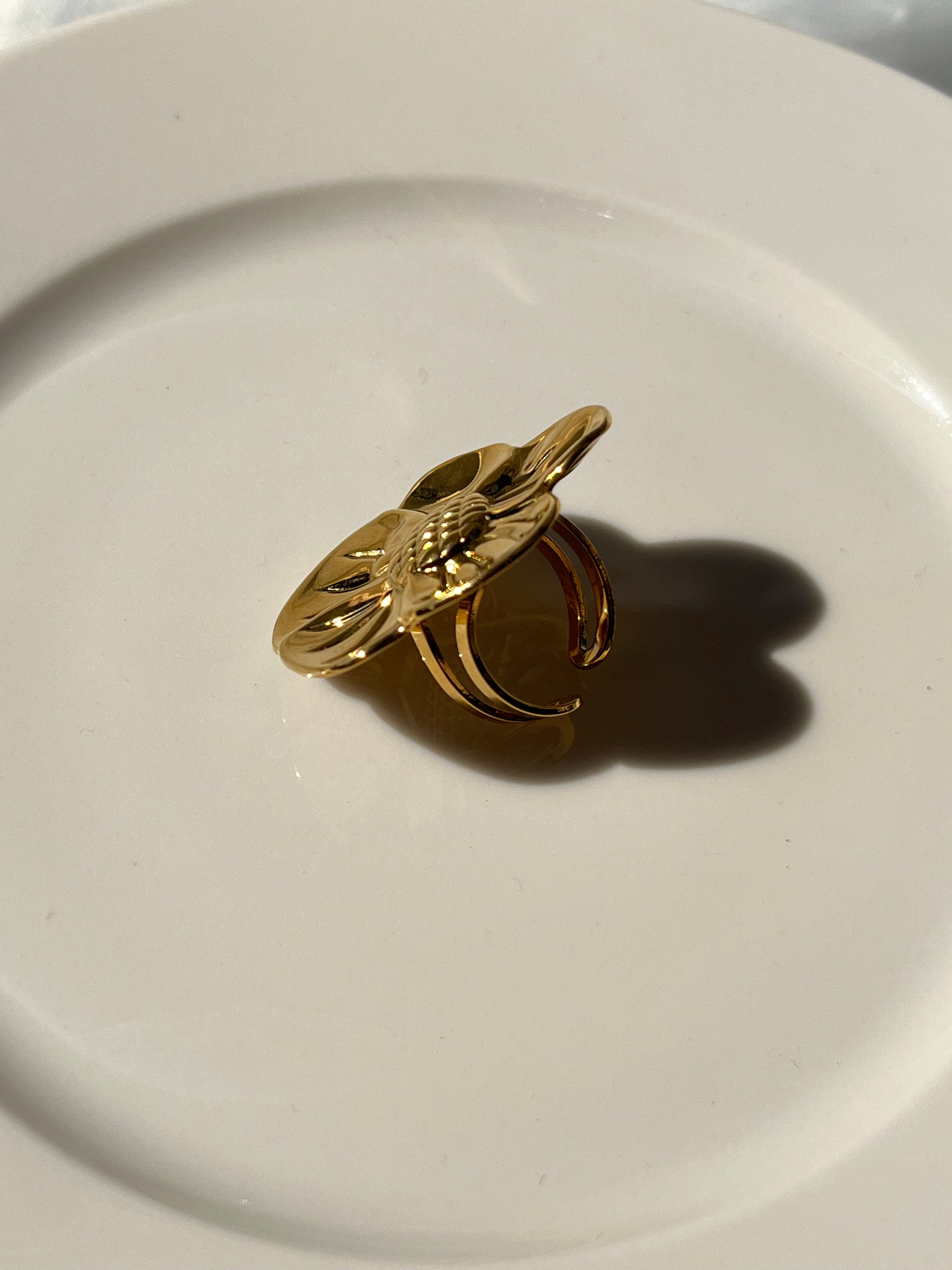 Rose Ring – Gold Stainless Steel