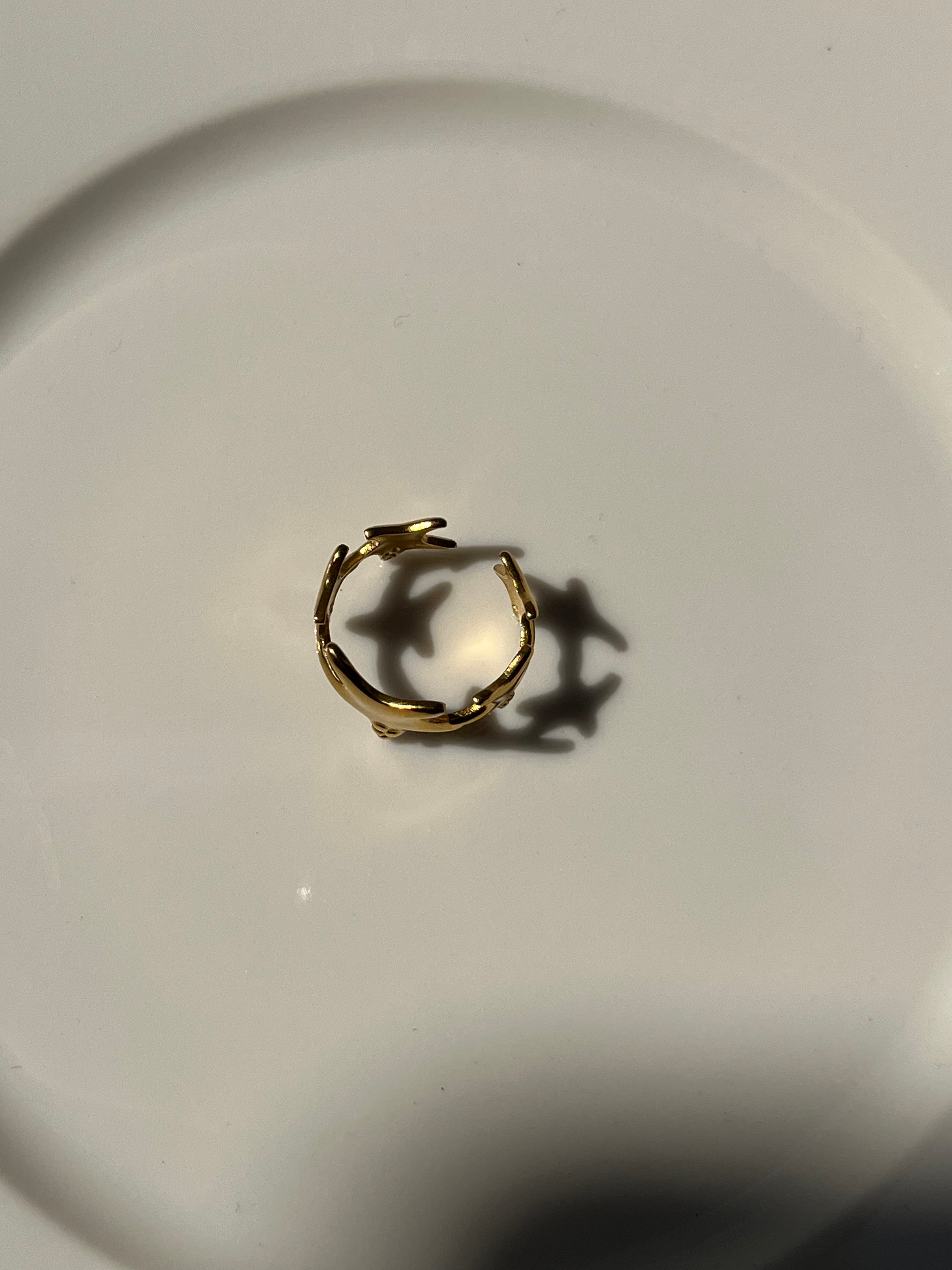 Gold Stars Ring – Stainless Steel