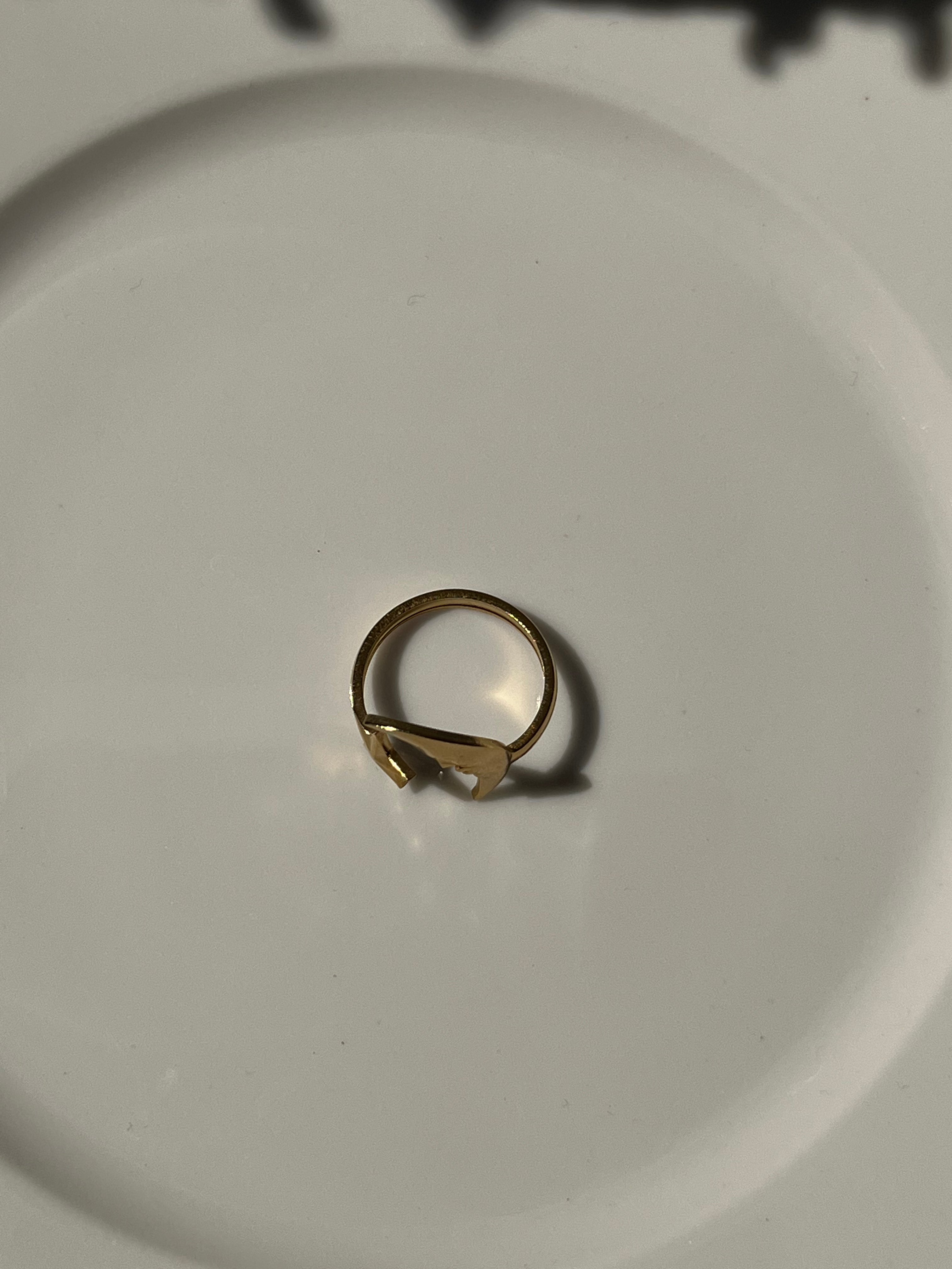 Gold Moon & Star Ring – Stainless Steel