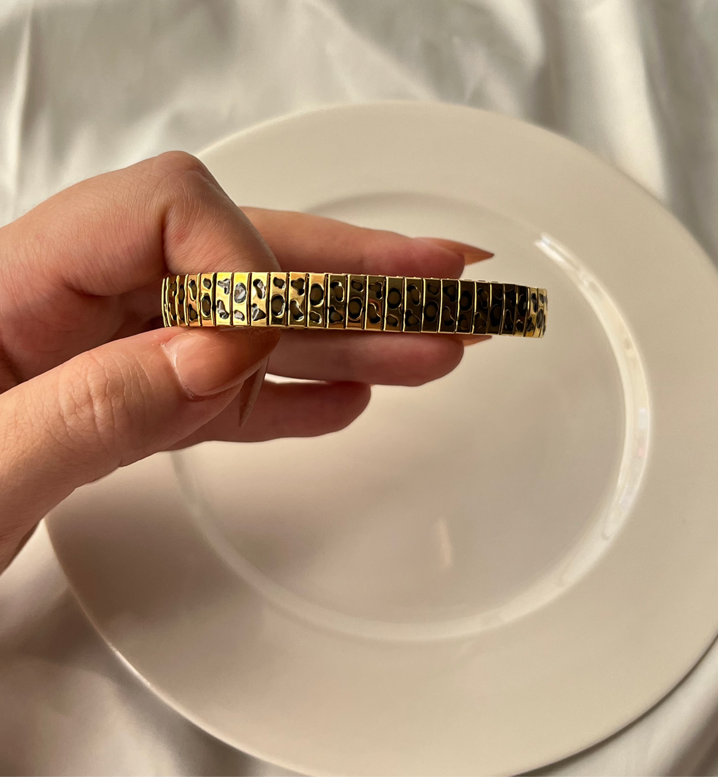 Italian Stainless Steel Bracelet "Tiger"