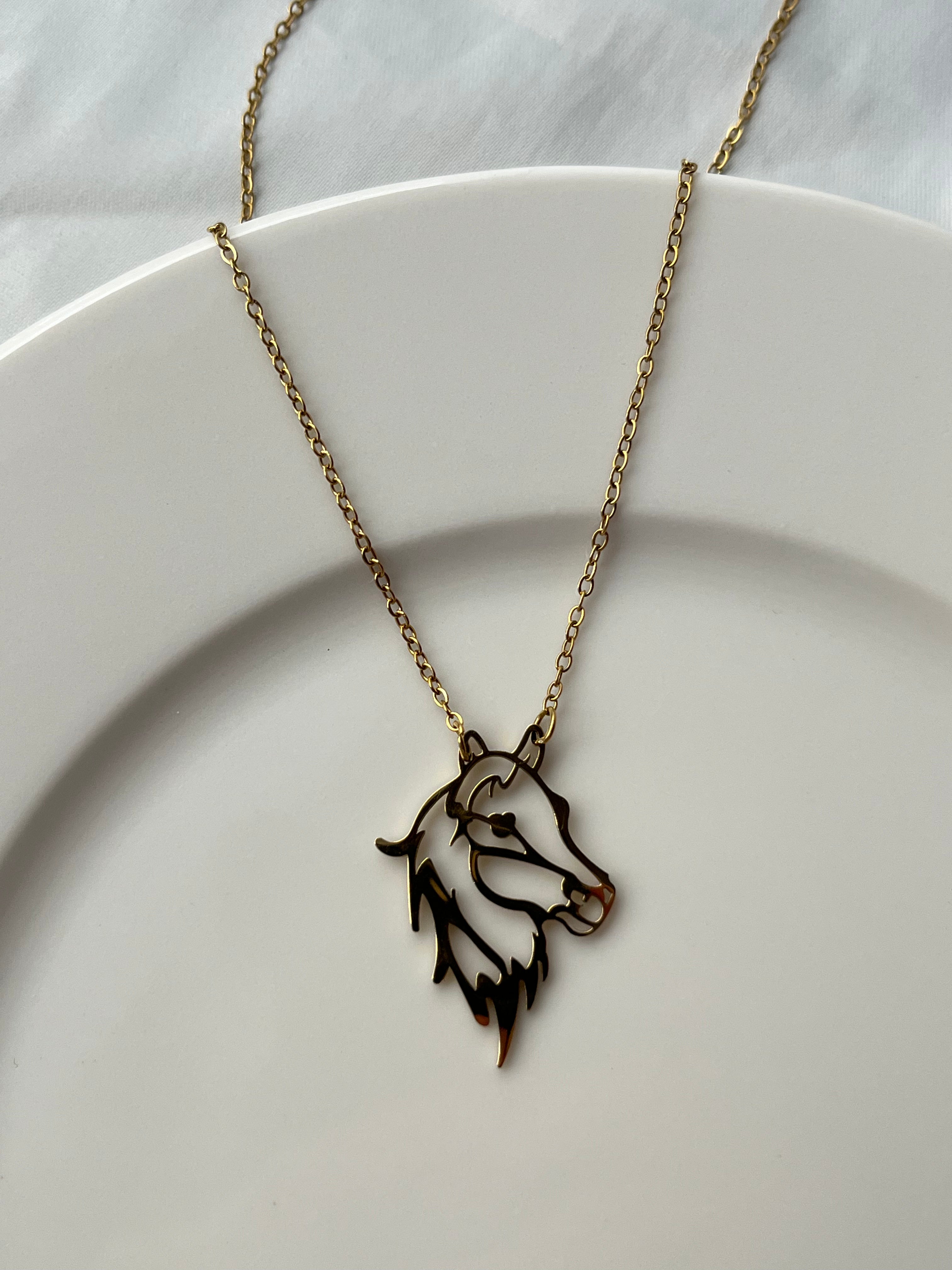Horse Pendant Necklace