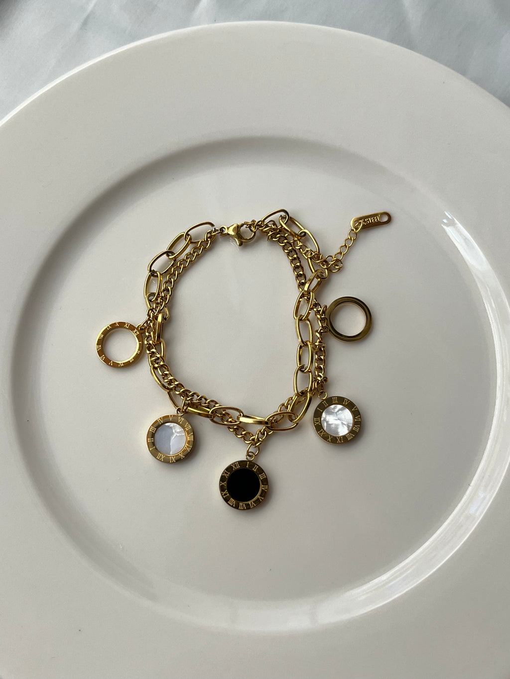 Bvlgari Style Double Layer Bracelet