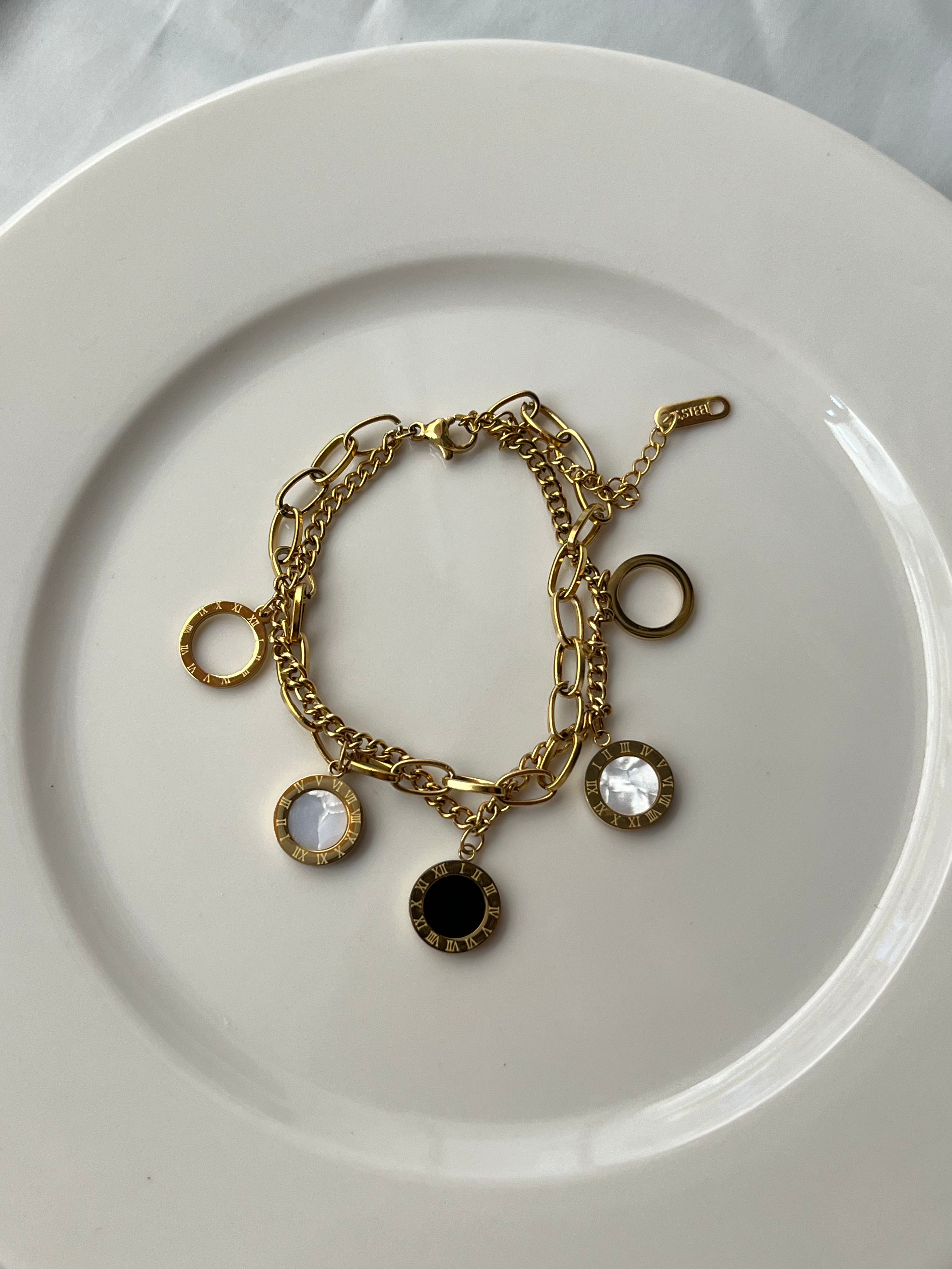 Bvlgari Style Double Layer Bracelet