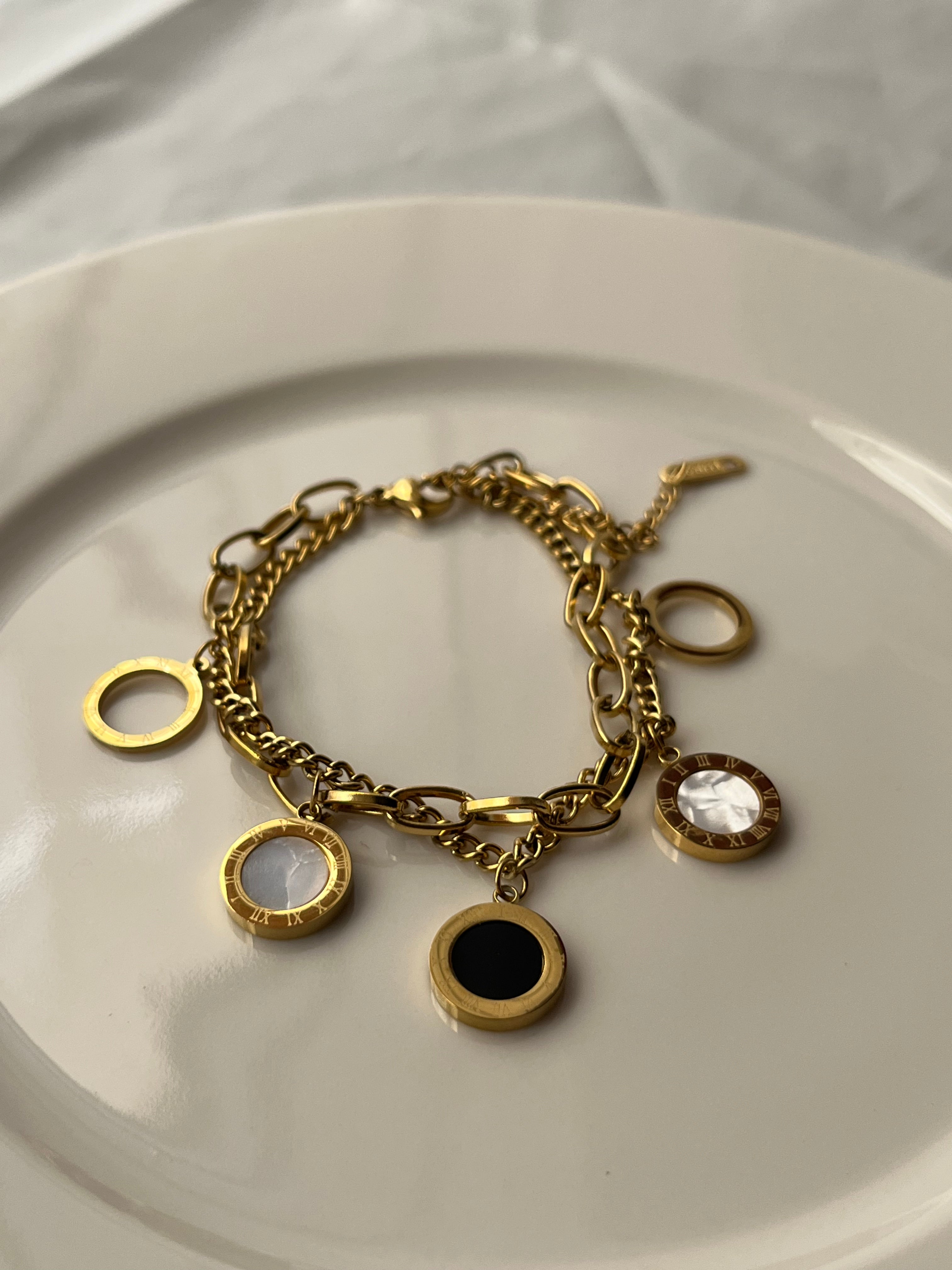 Bvlgari Style Double Layer Bracelet