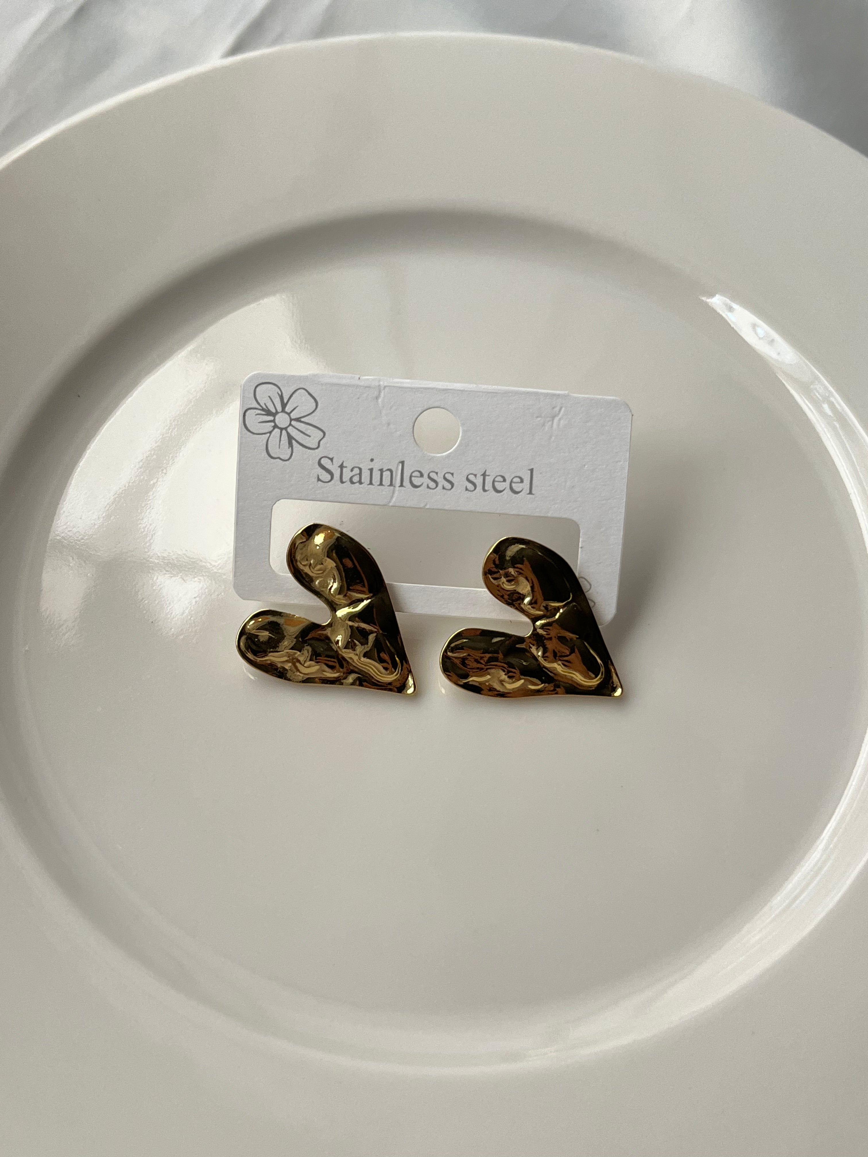 Chunky Heart Earrings