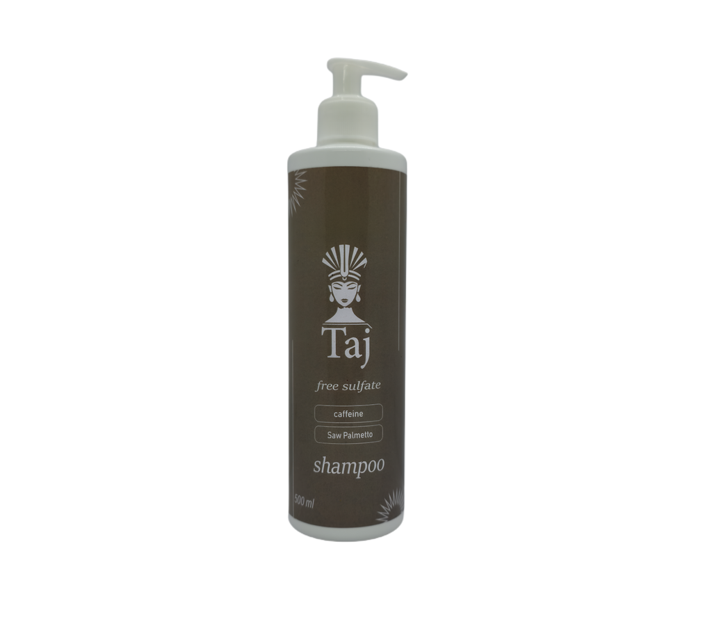 Taj – Free Sulfate Shampoo with Caffeine & Saw Palmetto - 500ml