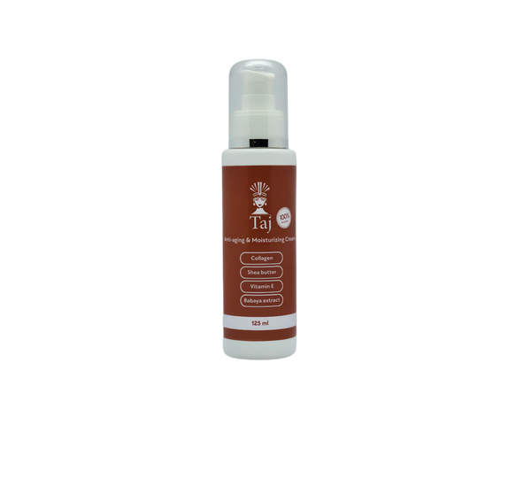Taj – Anti-Aging & Moisturizing Cream with Collagen, Shea Butter, Vitamin E & Papaya Extract - 125ml