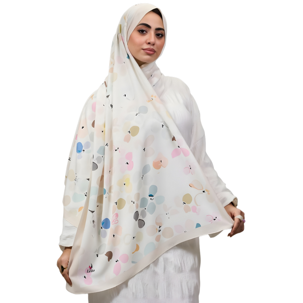 Pastel Petals Scarf