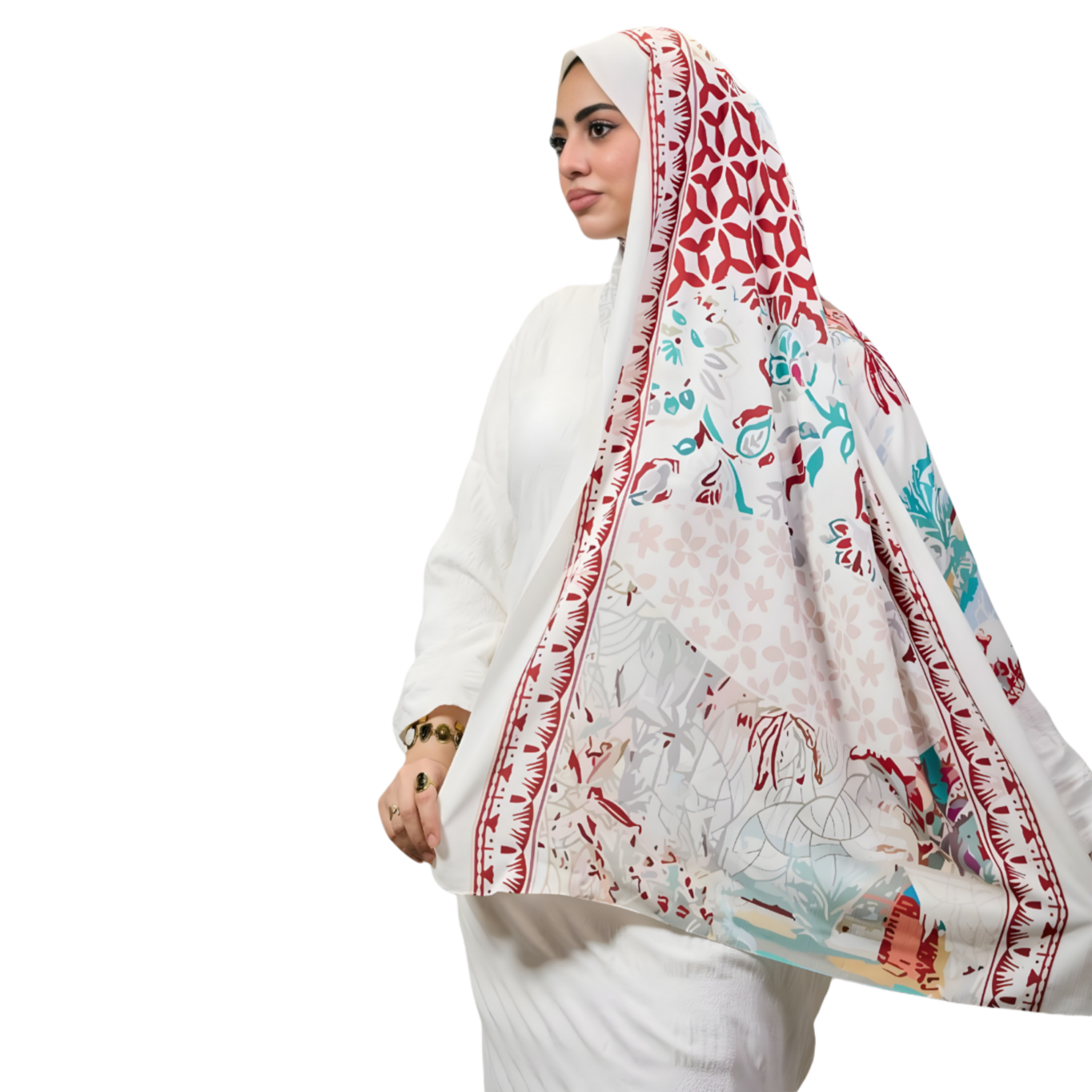 Oriental Bloom Scarf