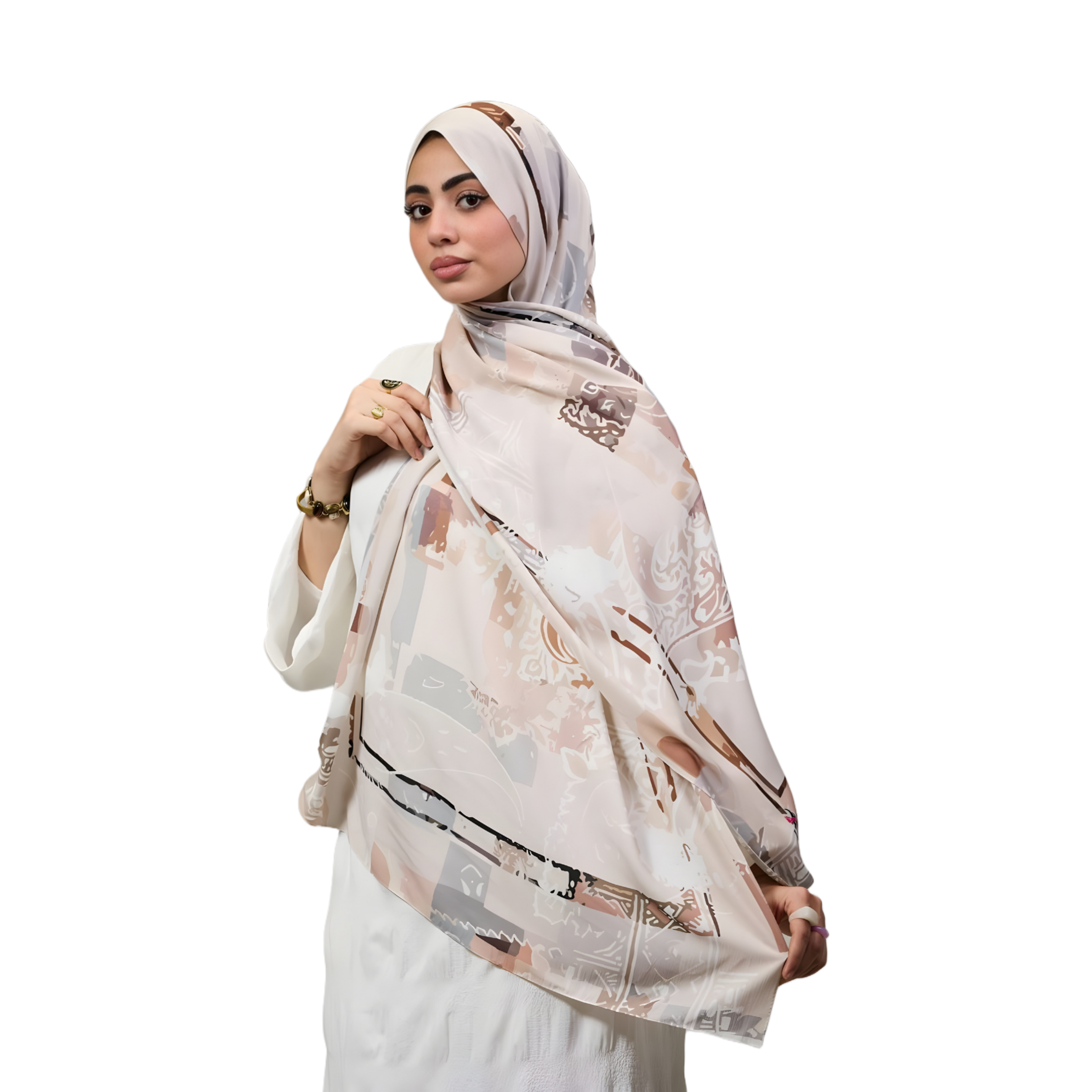 Neutral Grace Scarf