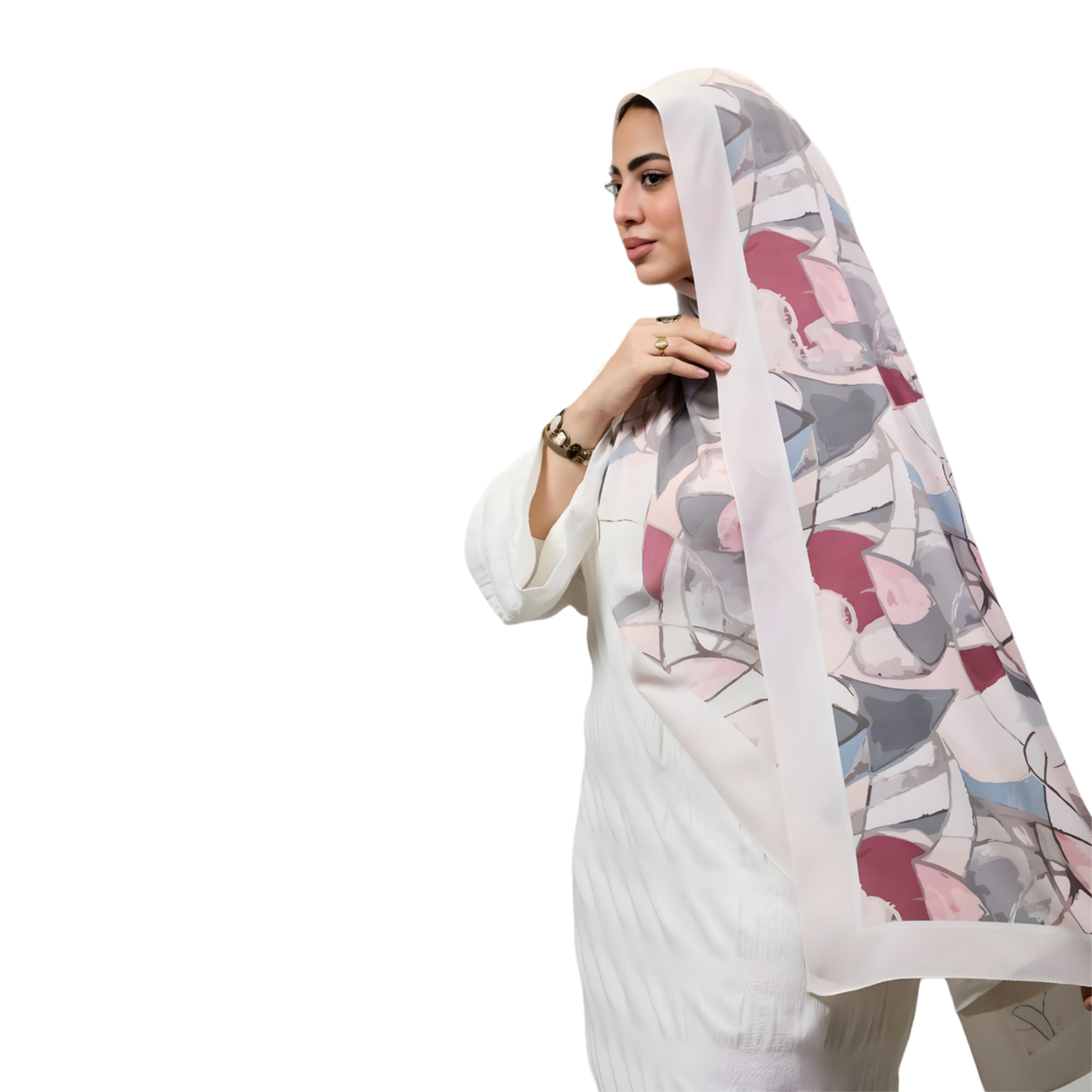 Abstract Elegance Scarf
