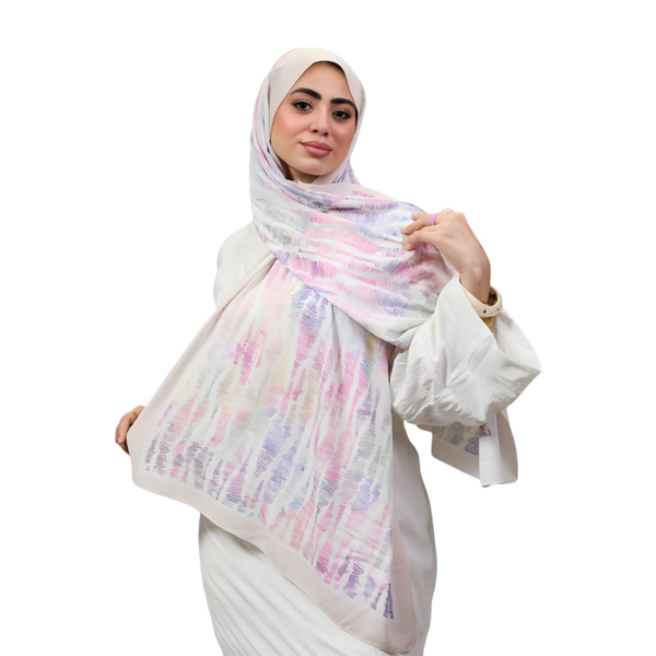 Pastel Brush Strokes Scarf