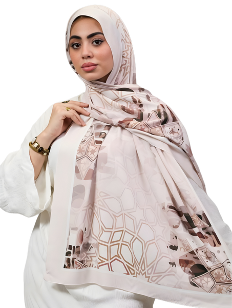 Oriental Geometry Scarf